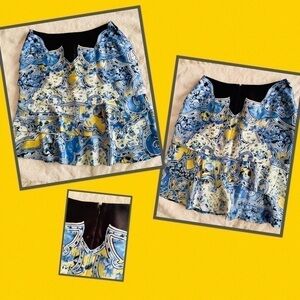 NWOT 100% silk Vintage Carlisle skirt 4